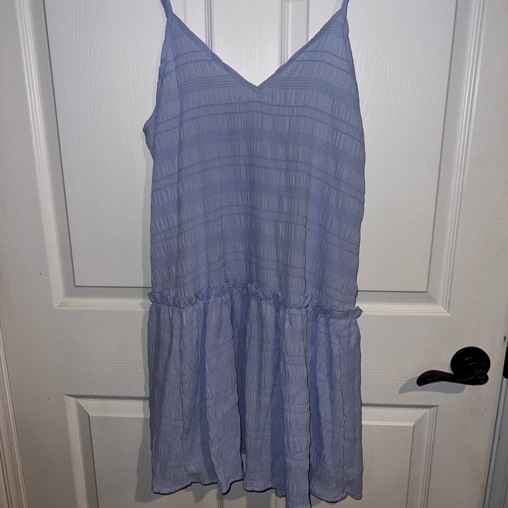 SHEIN Light Blue Mini Dress